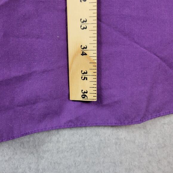 Vintage Sheplers Purple LS Pearl Snap Western Rodeo Shirt Men's Tall 20 37 - Picture 8 of 12